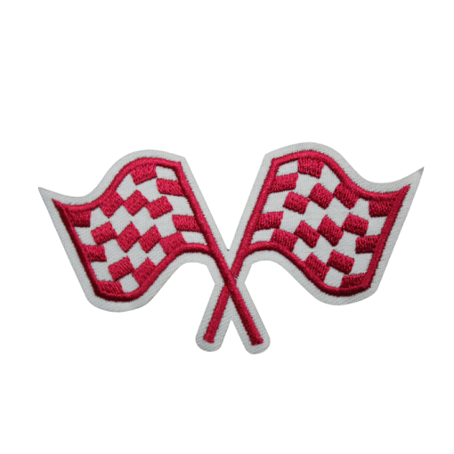 Checkered Racing Flags Patch(Small/Embroidery) - Image 5