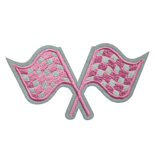Checkered Racing Flags Patch(Small/Embroidery) - Image 6
