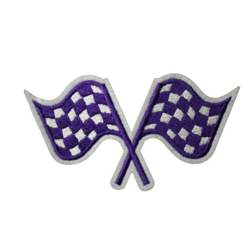 Checkered Racing Flags Patch(Small/Embroidery) - Image 8