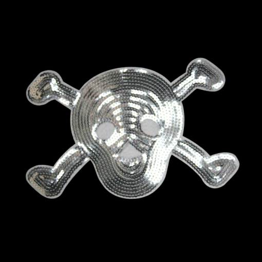 Cross Skull Bone Patch(Large/Sequin)