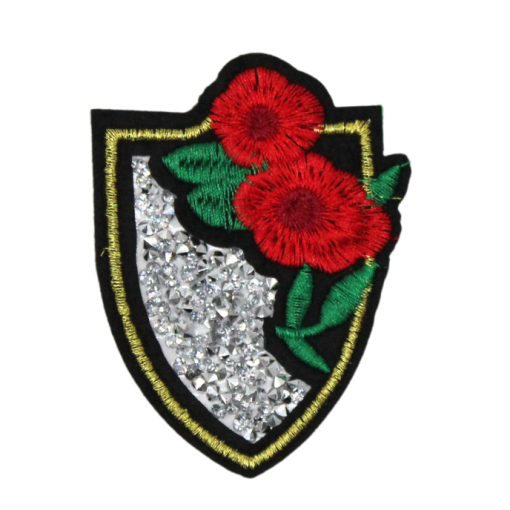 Crystal Rose Badge Patch (Small/Embroidery) - Image 5