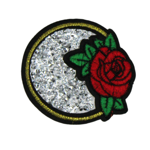 Crystal Rose Patch (Small/Embroidery) - Image 2