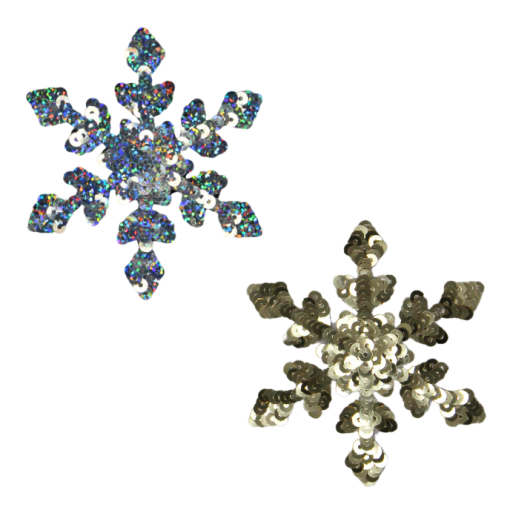 Snowflakes Patch (Small/Sequin)