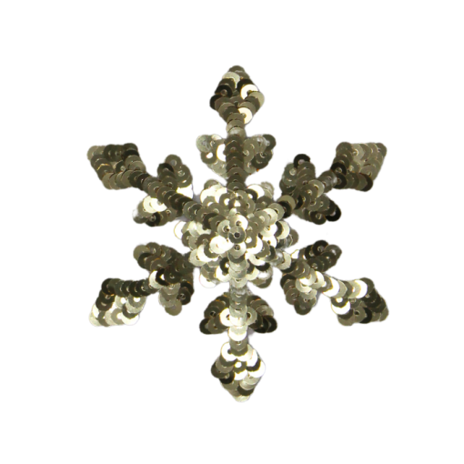 Snowflakes Patch (Small/Sequin) - Image 3
