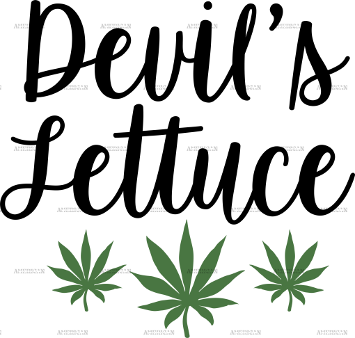 Devils lettuce DTF Transfer