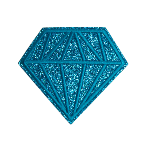 Pink Glitter Diamond Patch (Small/Embroidery) - Image 9
