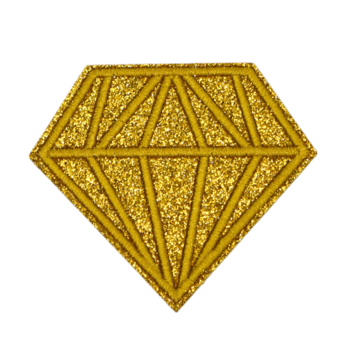 Pink Glitter Diamond Patch (Small/Embroidery) - Image 4