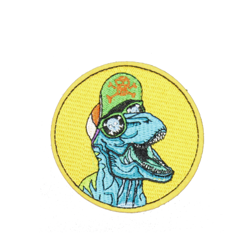 Dinosaurs Wearing Sunglasses Patch(Small/Embroidery) - Image 2