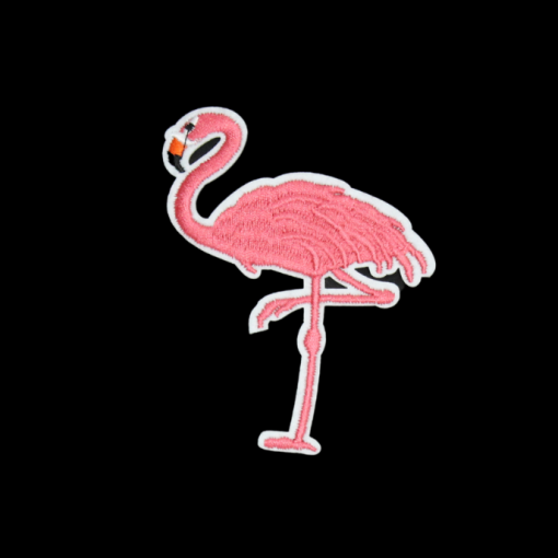 Flamingo Patch (Small/Embroidery) - Image 2