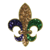Fleur De Lis Patch (Small/Sequin)
