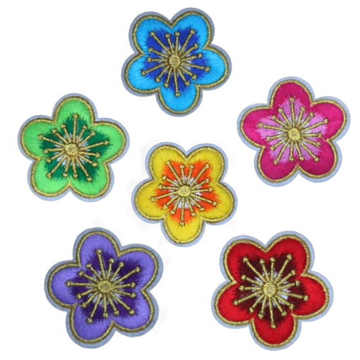 Plum Flowers Patch (Small/Embroidery)