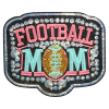 Football Mom Patch (Large/Sequin)