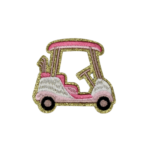 Golf Cart Glitter Patch (Small/Embroidery) - Image 2