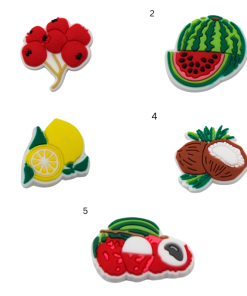 Fruits Croc Charms