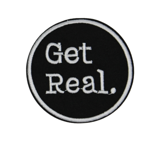 Get Real Patch (Small/Embroidery)