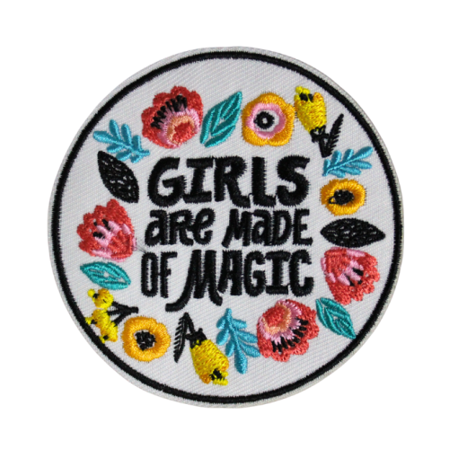 Girls Are Made Of Magic Patch (Small/Embroidery)