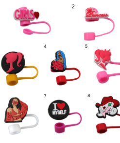 Girly Straw Toppers