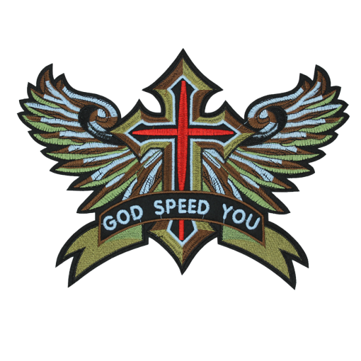 God Speed You Patch (Large/Embroidery)