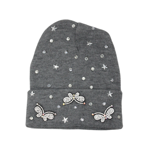 Rhinestone Beanie - Image 3