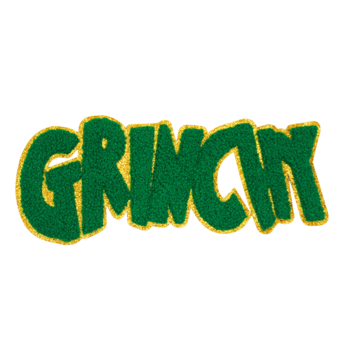 Grinchy Green Patch (Large/Chenille) - Image 2