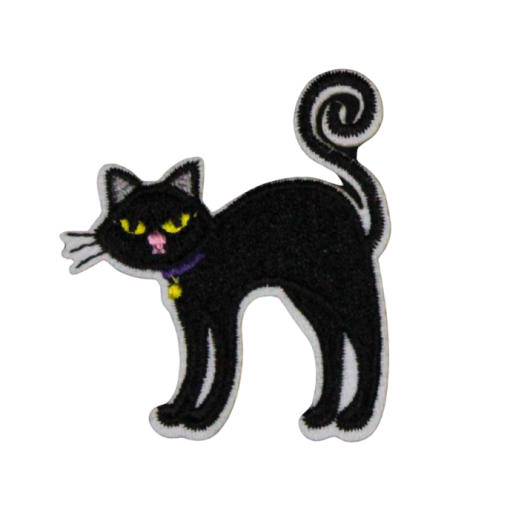 Black Cat Patch (Small/Embroidery) - Image 4