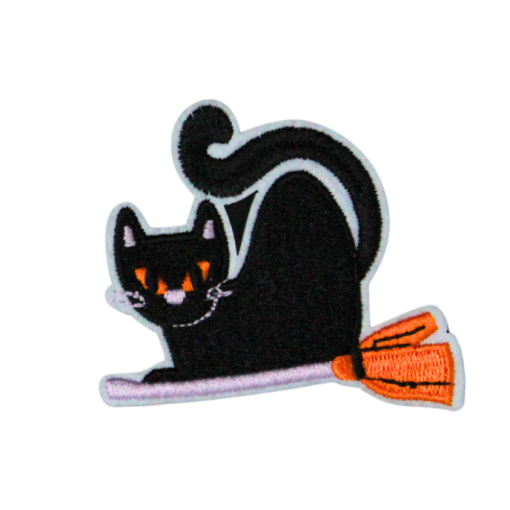 Black Cat Patch (Small/Embroidery) - Image 3