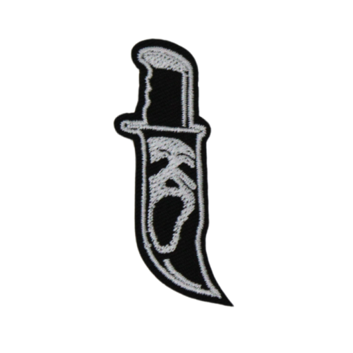 Scream Ghost Face Knife Patch (Small/Embroidery)