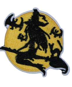 Flying Witch Yellow Patch (Small/Embroidery)