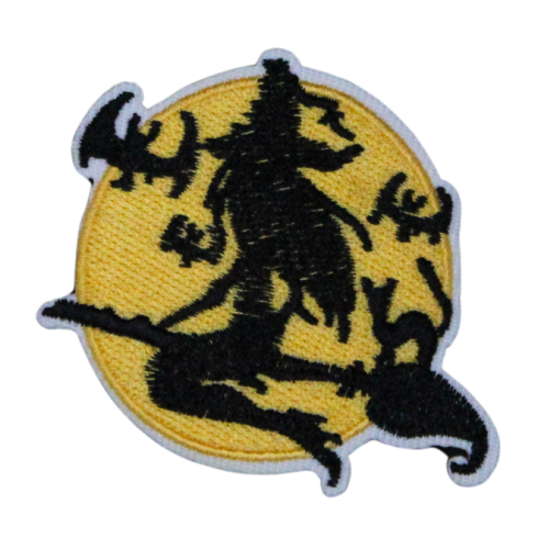 Flying Witch Yellow Patch (Small/Embroidery)