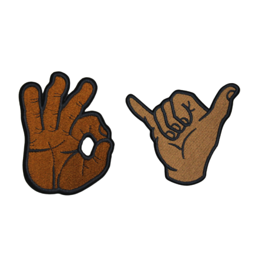 Hand Gestures Patch (Small/Embroidery)