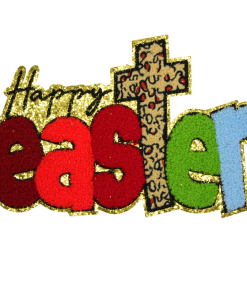 Happy Easter Patch (Large/Chenille)