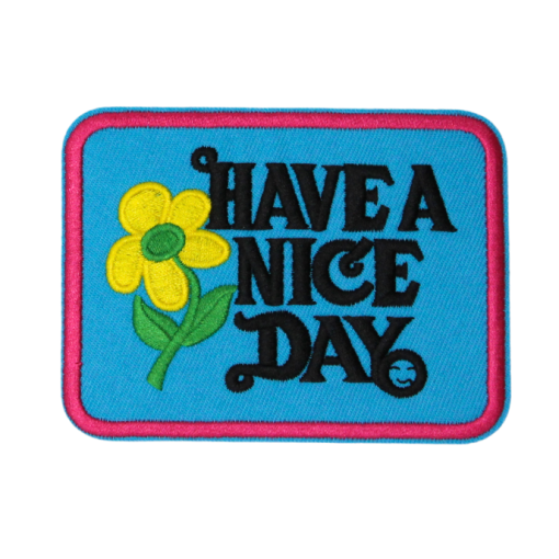 Have A Nice Day Patch (Small/Embroidery) - Image 5