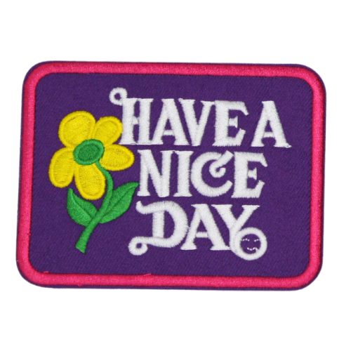Have A Nice Day Patch (Small/Embroidery) - Image 4