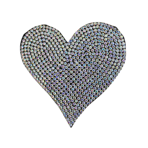 Heart Rhinestone Patch - Image 3