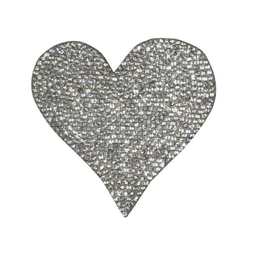 Heart Rhinestone Patch - Image 2