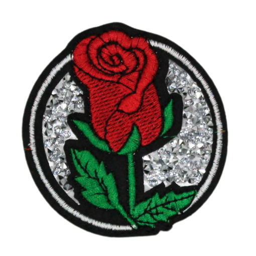 Crystal Rose Patch (Small/Embroidery) - Image 4