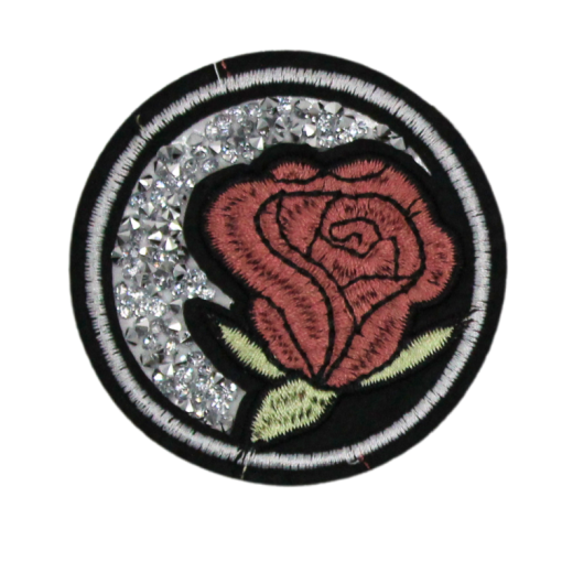 Crystal Rose Patch (Small/Embroidery) - Image 3