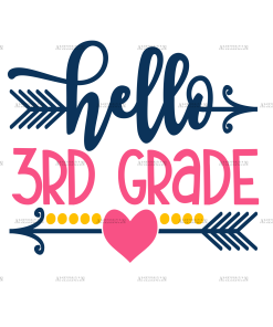Hello 3rd Grade DTF Transfer