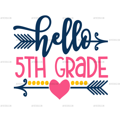 Hello 5th Grade DTF Transfer
