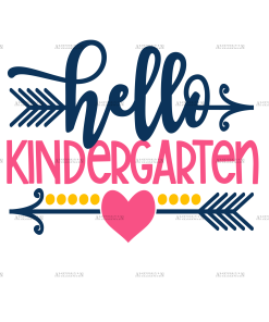 Hello Kindergarten DTF Transfer