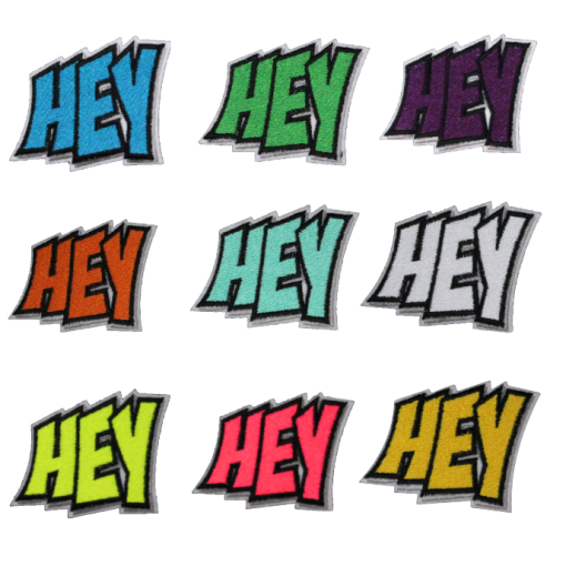 Hey Patch (Small/Embroidery)