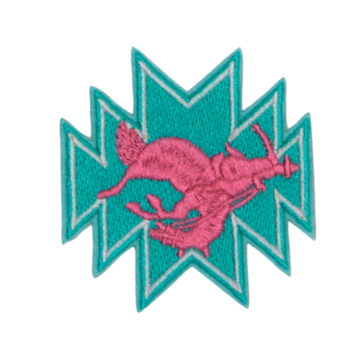 Horse Riding Aztec Patch (Small/Embroidery) - Image 3