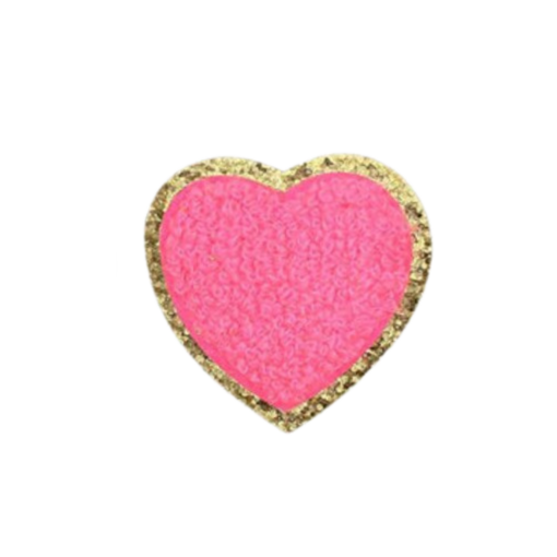 Heart on Gold Patches (Small/Chenille) - Image 2