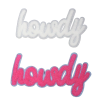 Howdy Patch (Small/Chenille)