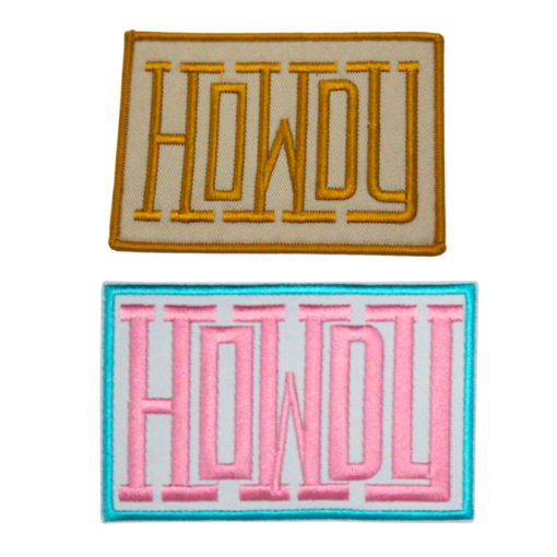 Howdy Gold/Pink Patch (Medium/Embroidery)