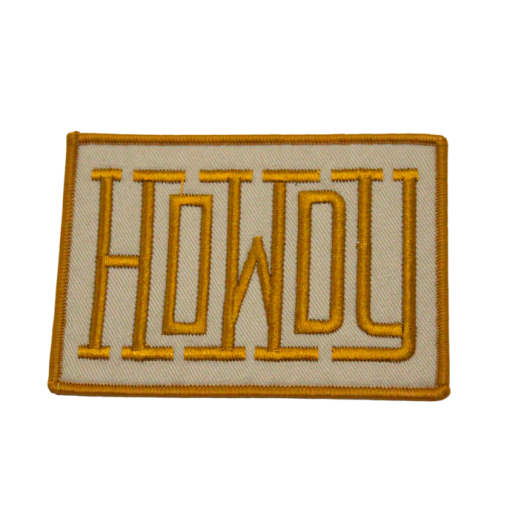 Howdy Gold/Pink Patch (Medium/Embroidery) - Image 2