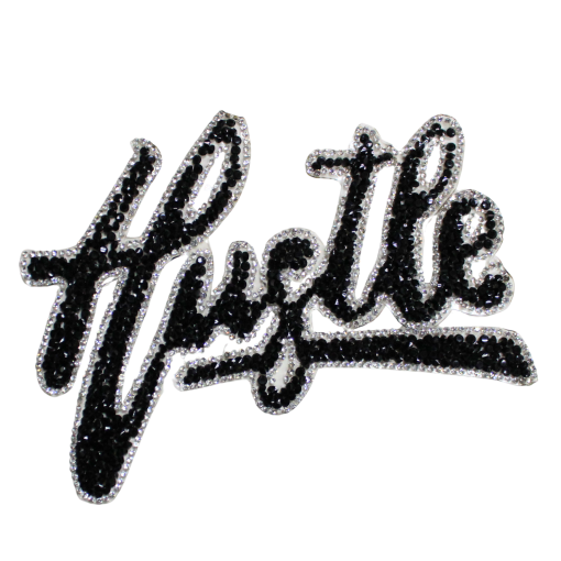 Hustle Rhinestone Patch - Image 2