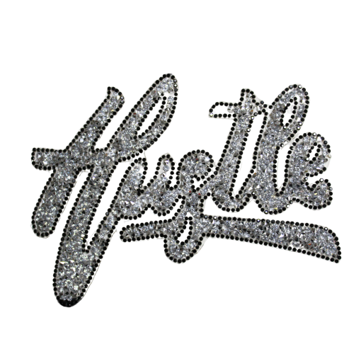 Hustle Rhinestone Patch - Image 3