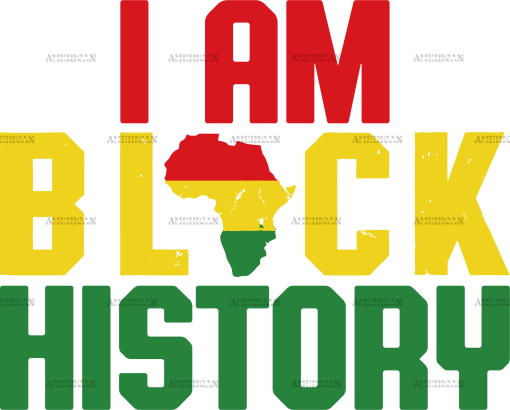 I Am Black History DTF Transfer