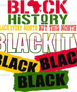 Iam Blackity Black DTF Transfer
